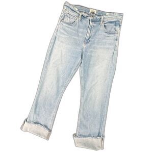 Citizens of Humanity Light Wash‎ Raw Hem Jeans 29 High Rise Straight Crop Y2K